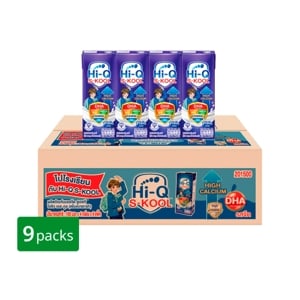 Hi Q UHT Milk S Kool 180ml. Pack 36