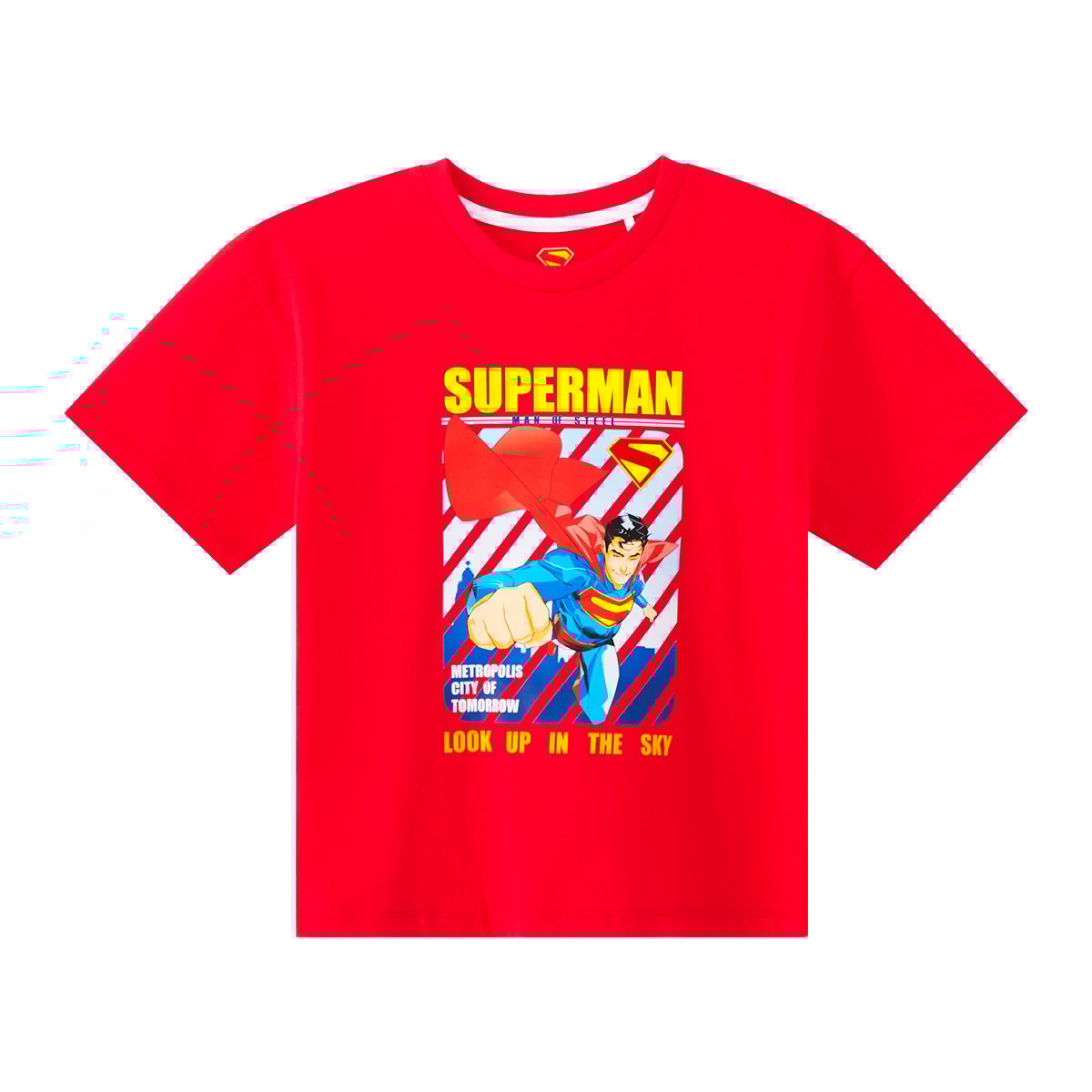 ซูเปอร์แมน เสื้อยืดเด็กชาย รุ่น FMAR2505LB025 สีแดง