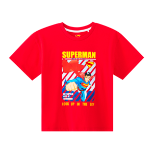 ซูเปอร์แมน เสื้อยืดเด็กชาย รุ่น FMAR2505LB025 สีแดง_thumbnail