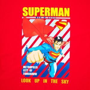 ซูเปอร์แมน เสื้อยืดเด็กชาย รุ่น FMAR2505LB025 สีแดง_thumbnail_3