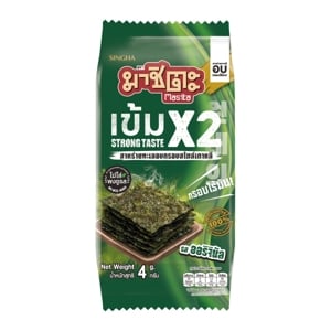 MASITA Korean Style Roasted Seaweed Original Flavour Strong Taste x2 4 g.