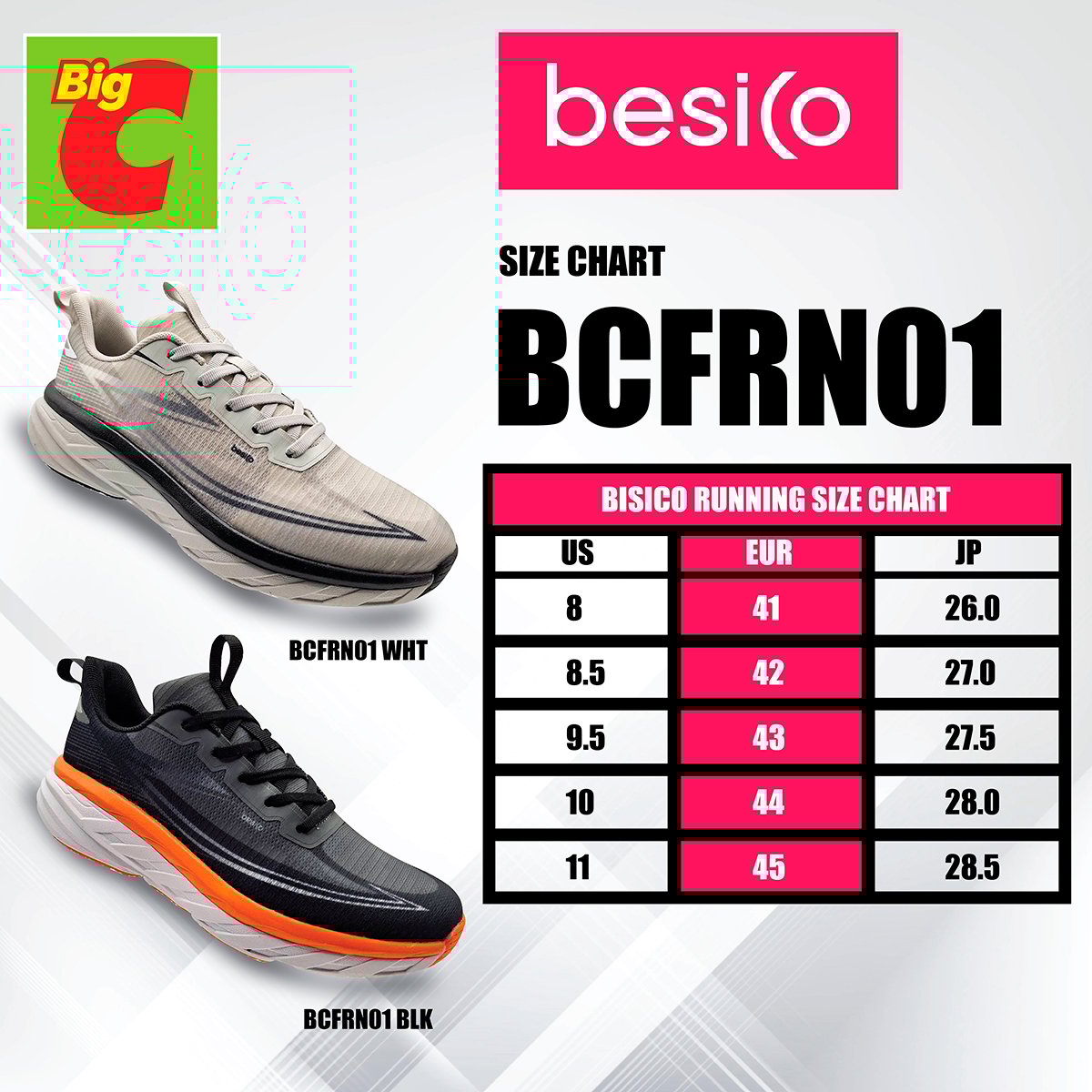 เบสิโค รองเท้ากีฬาผู้ชาย รุ่น BCFRN01_3