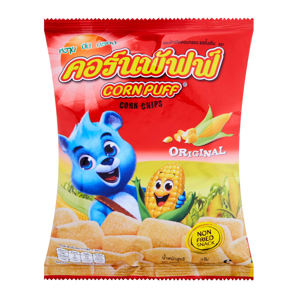 คอร์นพัฟฟ์ ข้าวโพดอบกรอบ รสดั้งเดิม 40 ก. Big C Online