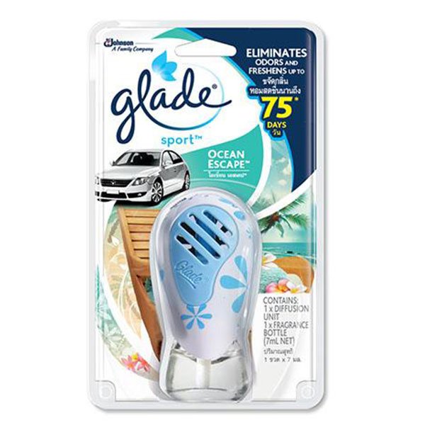 เกลด สปอร์ต น้ำหอมปรับอากาศในรถยนต์ กลิ่นโอเชี่ยน เอสเคป 7 มล. Big C
